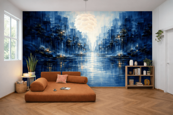 Twilight River Reflections