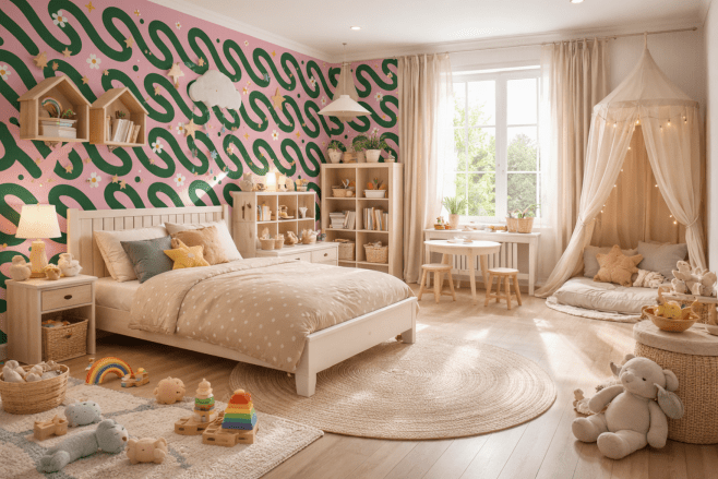 Swaying Blossom Mural