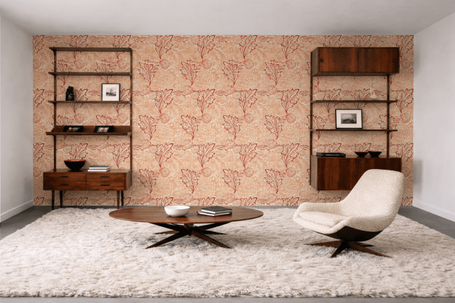 William Morris Amber Frond Pattern