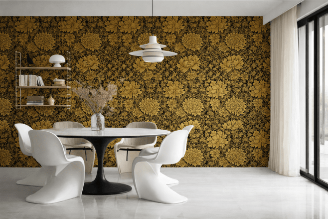 William Morris Golden Botanic Embrace