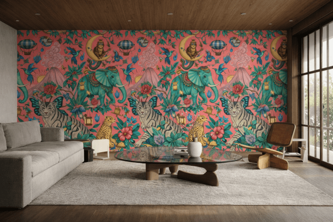 Enchanting Jungle Tapestry