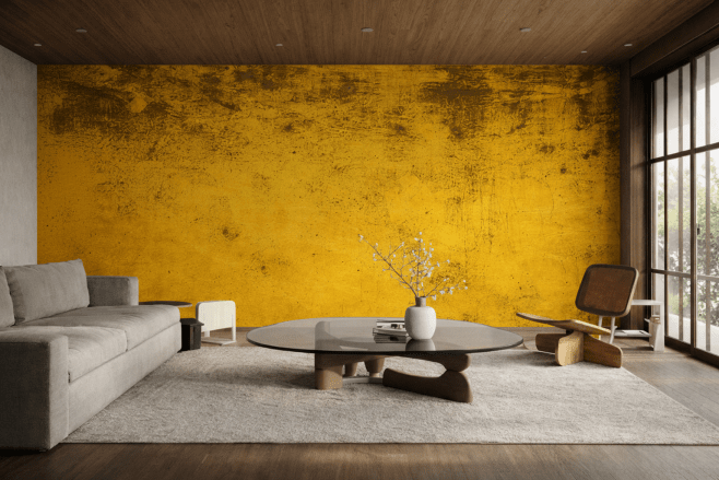 Amber Mineral Surface