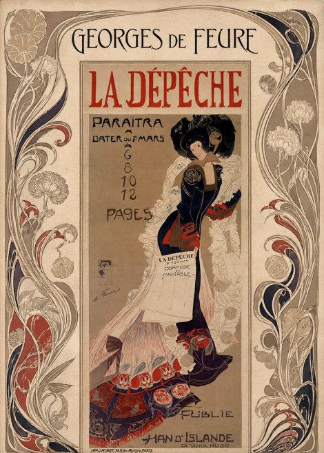 Georges de Feure La Dépêche I No1 - Poster