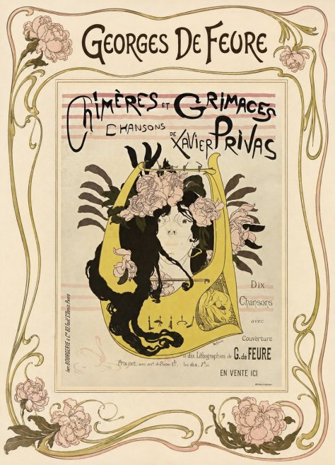 Georges de Feure Chimères Et Grimaces No1 - Poster