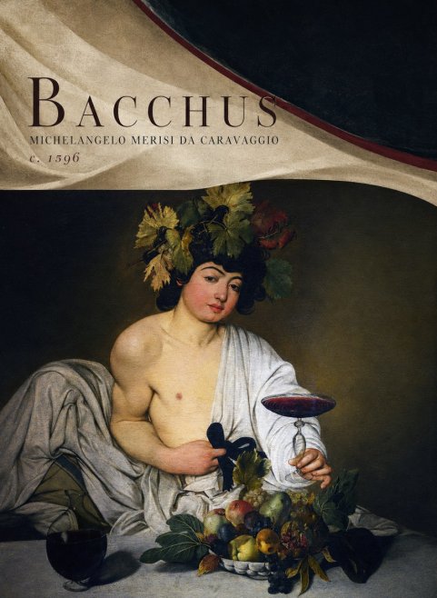 Michelangelo Merisi da Caravaggio Bacchus I No5 - Poster