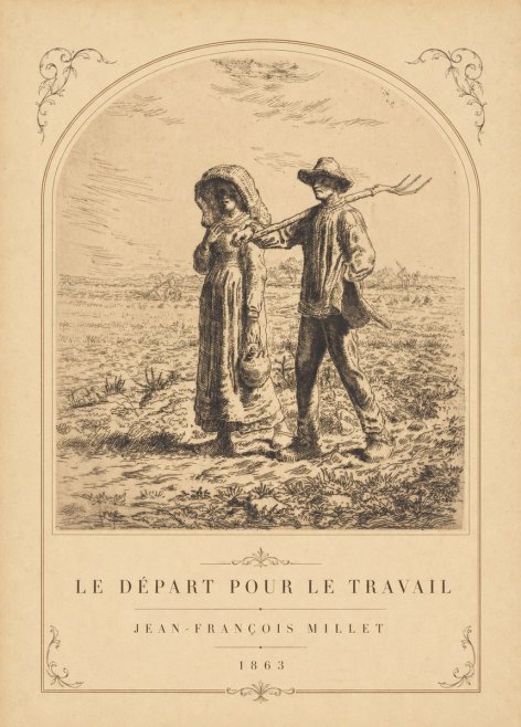 Jean-François Millet Le Départ Pour Le Travail I No3 - Poster