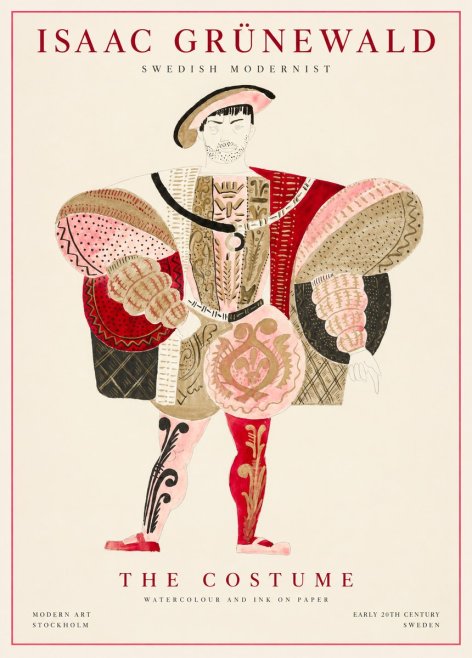 Isaac Grünewald The Costume I No1 - Poster