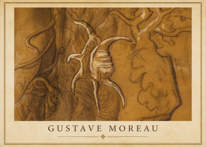 Gustave Moreau Mystical Shell Study No1 - Poster