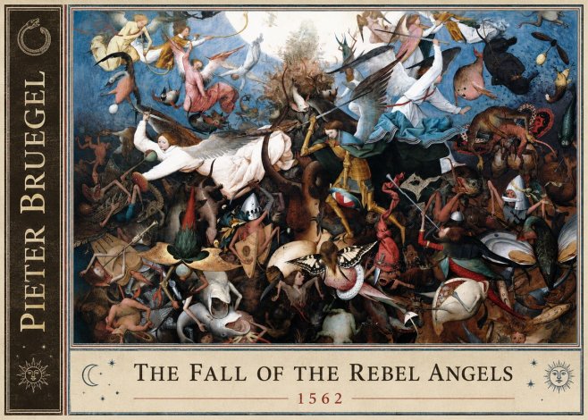 Pieter Bruegel The Fall of the Rebel Angels I No2 - Poster