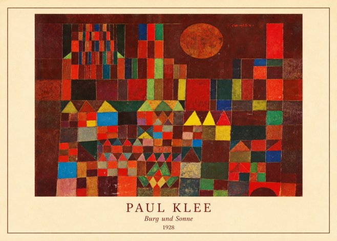 Paul Klee Burg Und Sonne No4 - Poster
