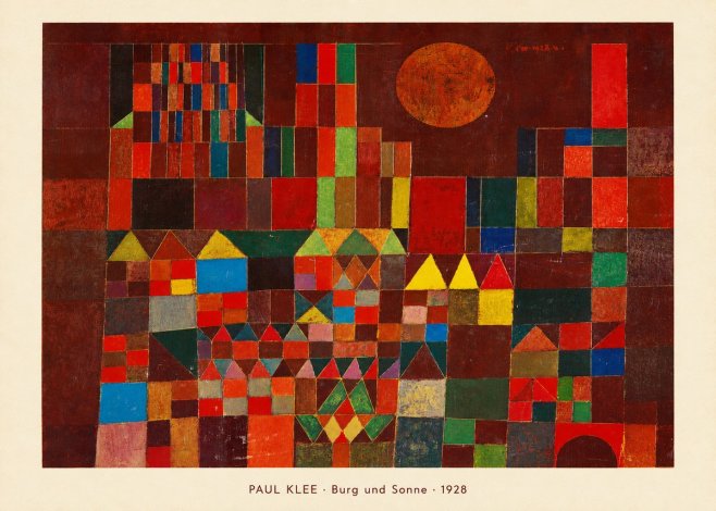 Paul Klee Burg Und Sonne No5 - Poster