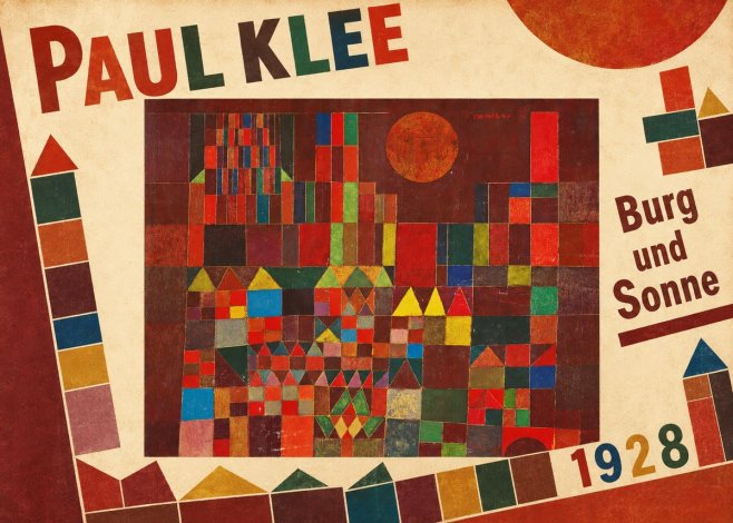 Paul Klee Burg Und Sonne No6 - Poster