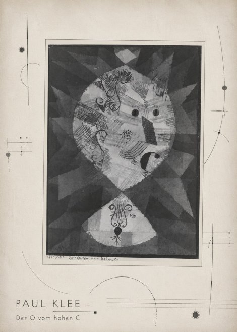 Paul Klee Der O Vom Hohen C No2 - Poster