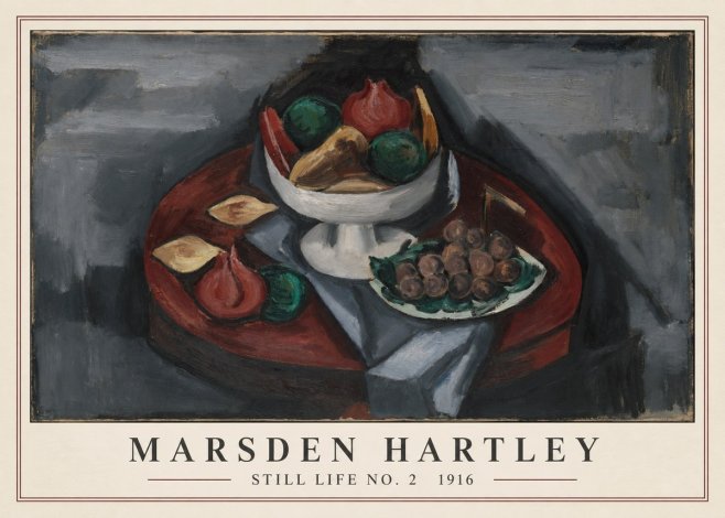 Marsden Hartley Still Life No. 2 No3 - Poster