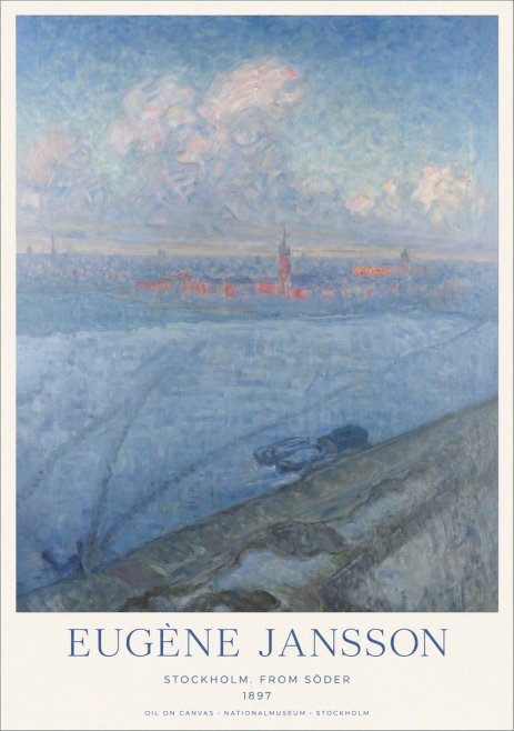 Eugène Jansson Stockholm. from Söder No1 - Poster