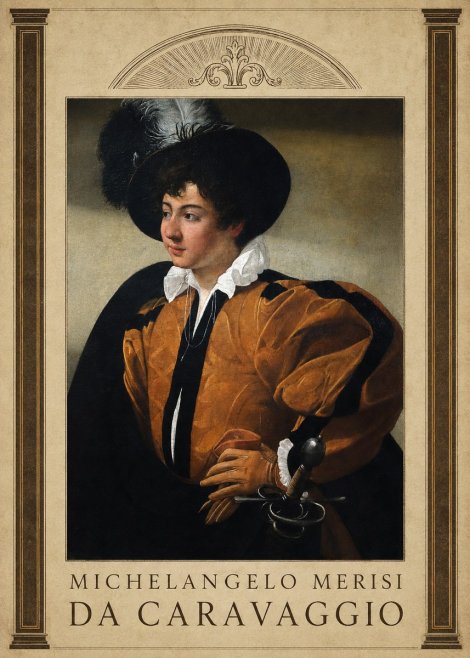 Michelangelo Merisi da Caravaggio Young Man with a Plumed Hat No5 - Poster