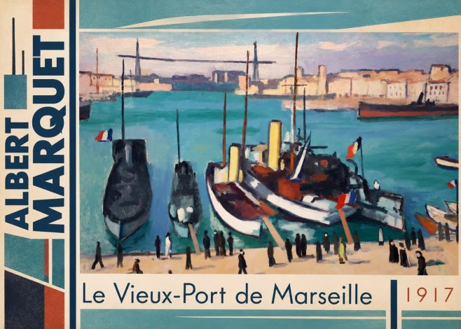 Albert Marquet Le Vieux-port De Marseille No2 - Poster