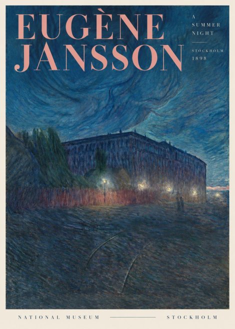Eugène Jansson Night Effect No4 - Poster