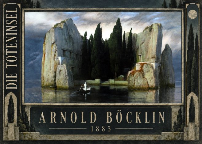 Arnold Böcklin Die Toteninsel I No2 - Poster