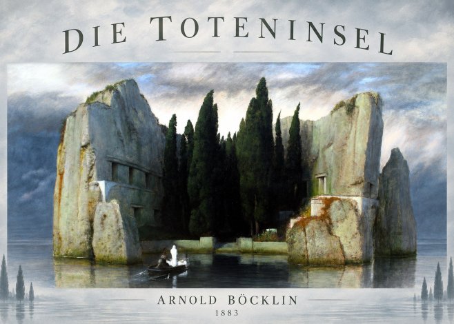 Arnold Böcklin Die Toteninsel I No5 - Poster