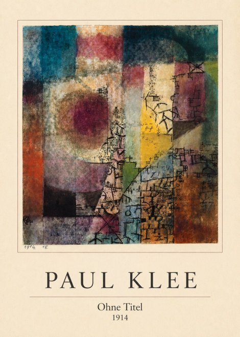 Paul Klee Ohne Titel I No4 - Poster