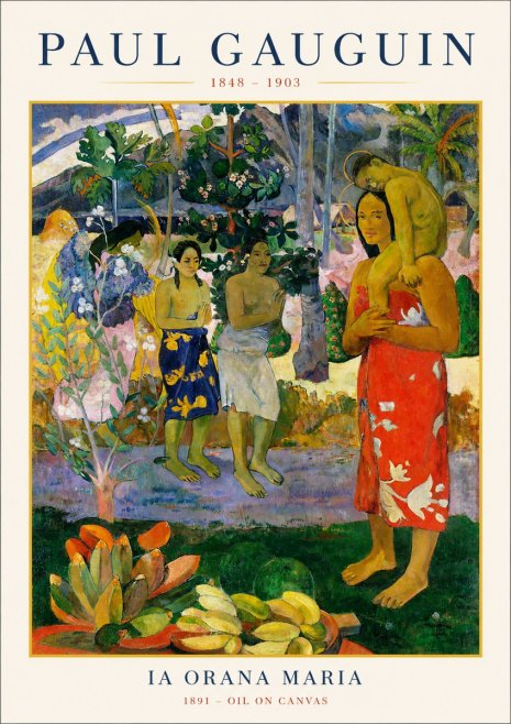 Paul Gauguin Ia Orana Maria No1 - Poster