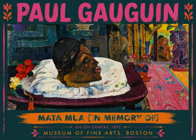 Paul Gauguin Mata Mua (in Memory Of) No5 - Poster