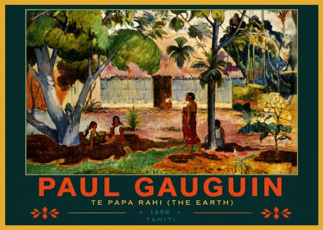 Paul Gauguin Te Papa Rahi (the Earth) No4 - Poster