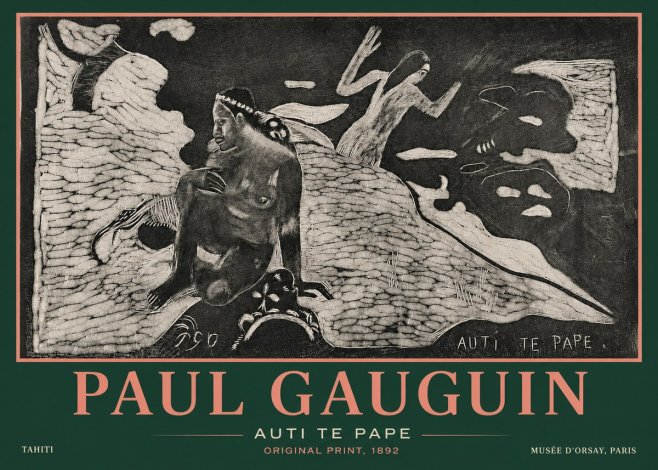 Paul Gauguin Auti Te Pape No3 - Poster