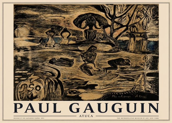 Paul Gauguin Atuca No1 - Poster