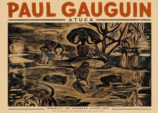 Paul Gauguin Atuca No4 - Poster