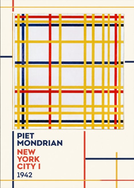 Piet Mondrian New York City I No2 - Poster