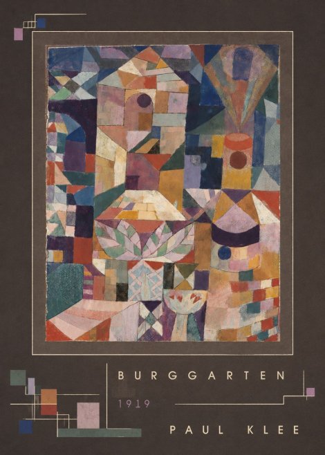 Paul Klee Burggarten No3 - Poster