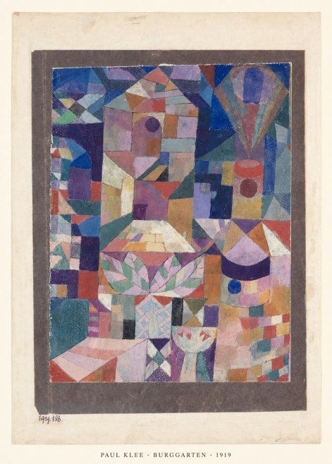 Paul Klee Burggarten No6 - Poster