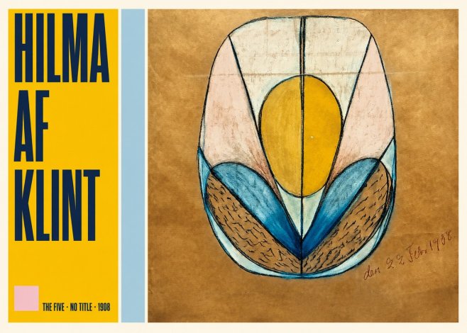 Hilma af Klint The Five - No Title No5 - Poster