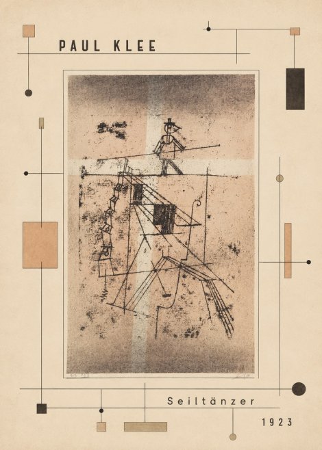 Paul Klee Seiltänzer II No5 - Poster