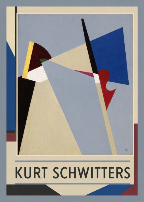 Kurt Schwitters Abstract Composition No1 - Poster