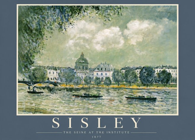 Sisley The Seine at the Institute No5 - Poster
