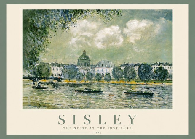 Sisley The Seine at the Institute No6 - Poster