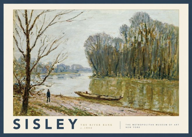 Sisley The River Bank II No3 - Poster