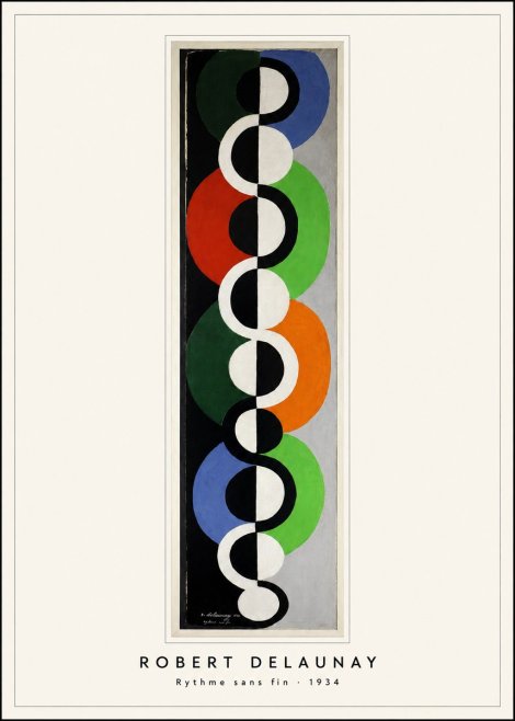 Robert Delaunay Rythme Sans Fin I No4 - Poster