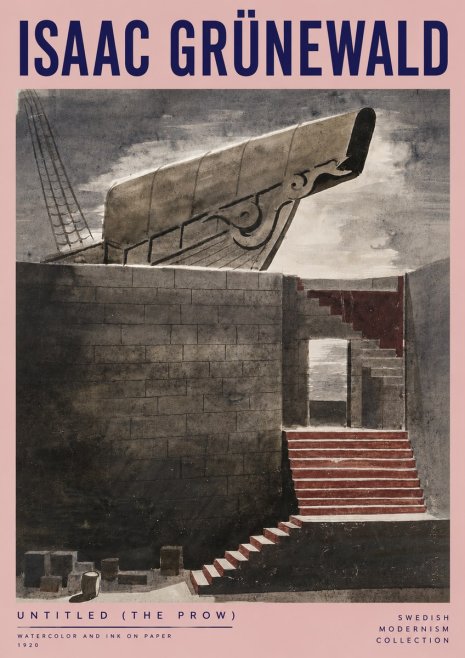 Isaac Grünewald Untitled (the Prow) No3 - Poster