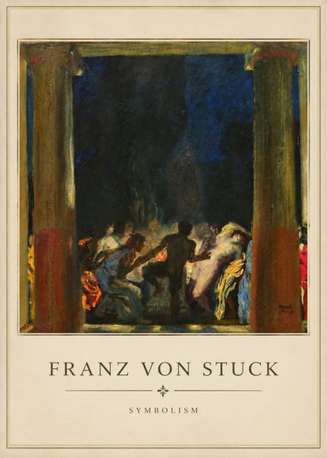 Franz von Stuck Bacchic Revel No3 - Poster
