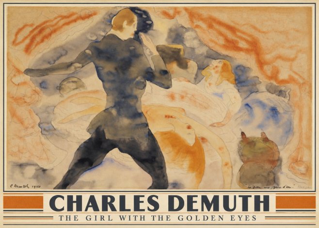 Charles Demuth The Girl with the Golden Eyes No4 - Poster