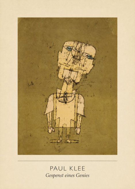 Paul Klee Gespenst Eines Genies No4 - Poster