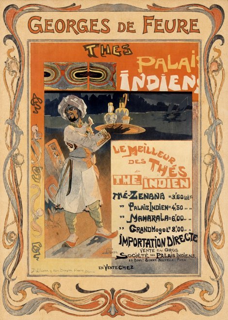 Georges de Feure Thés Palais Indien No1 - Poster