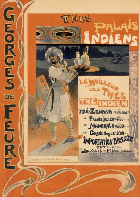 Georges de Feure Thés Palais Indien No2 - Poster