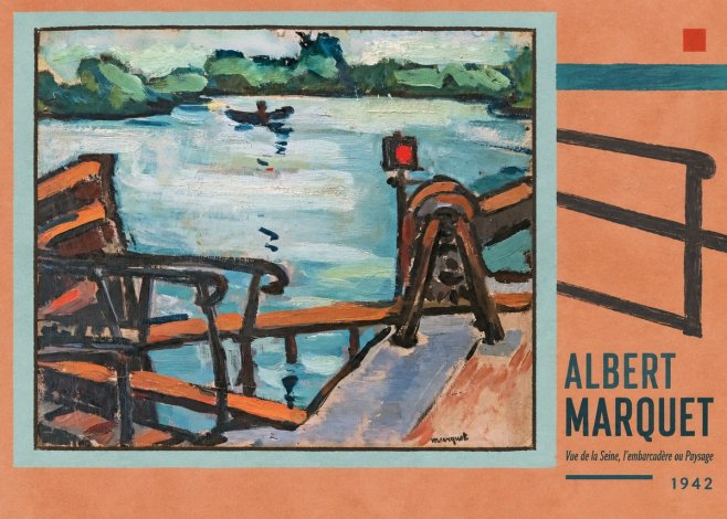 Albert Marquet Vue De La Seine, L'embarcadère Ou Paysage No6 - Poster