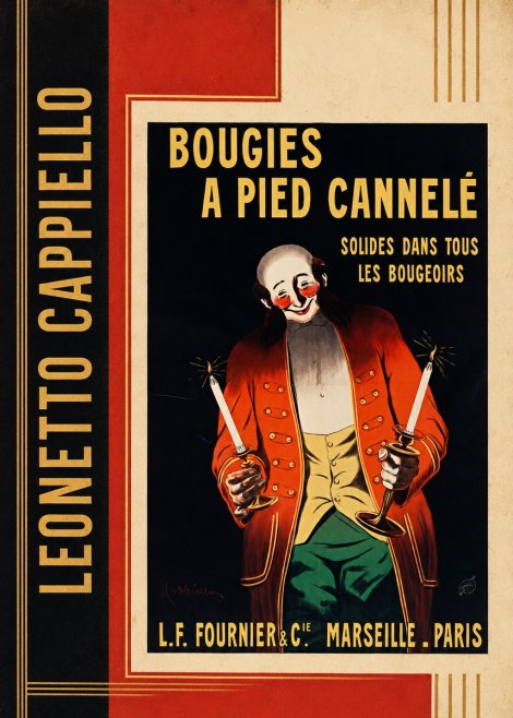 Leonetto Cappiello Bougies a Pied Cannelé No2 - Poster