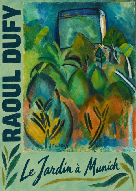 Raoul Dufy Le Jardin À Munich No2 - Poster
